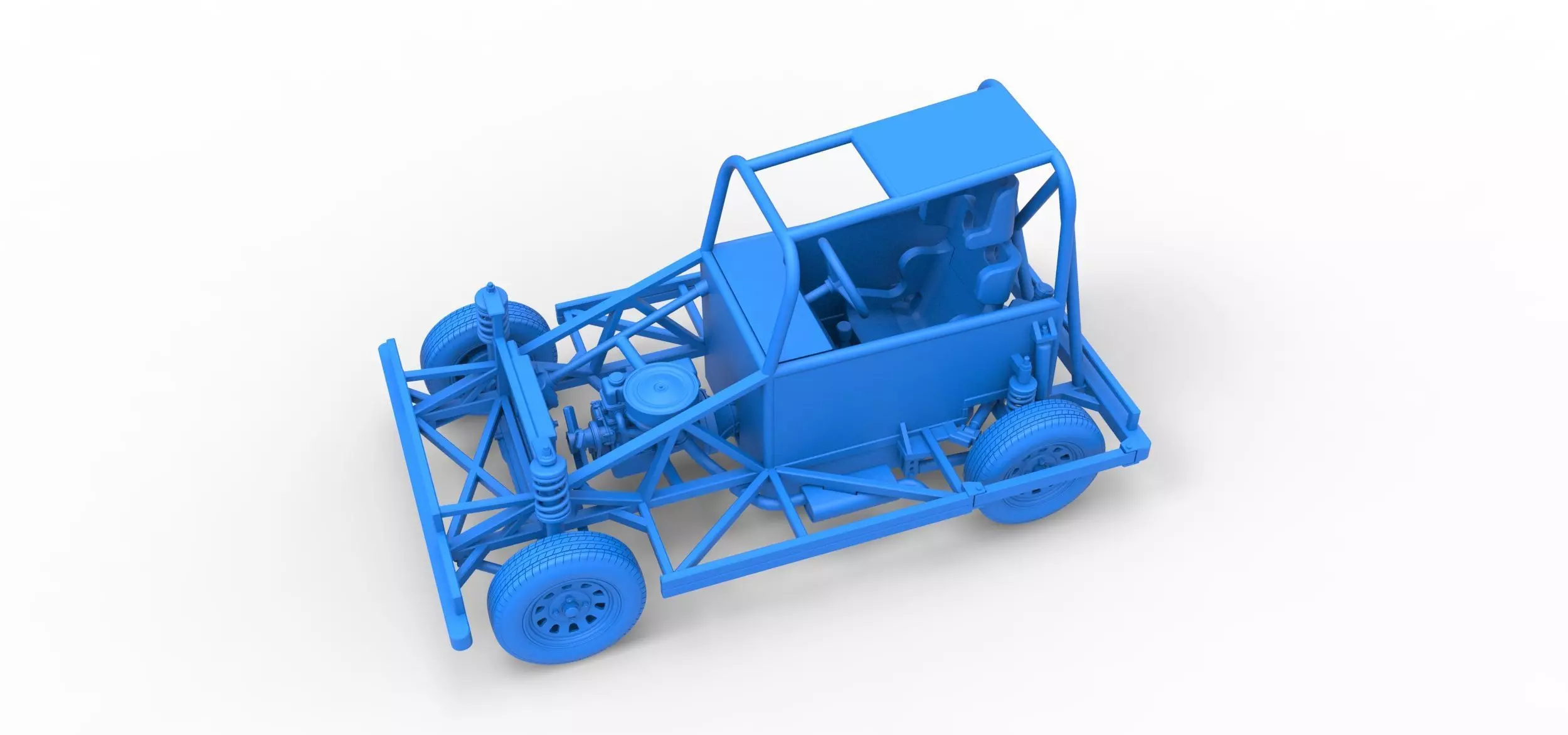 New Zealand Ministock car Base Scale 1 to 25 3D print model_25