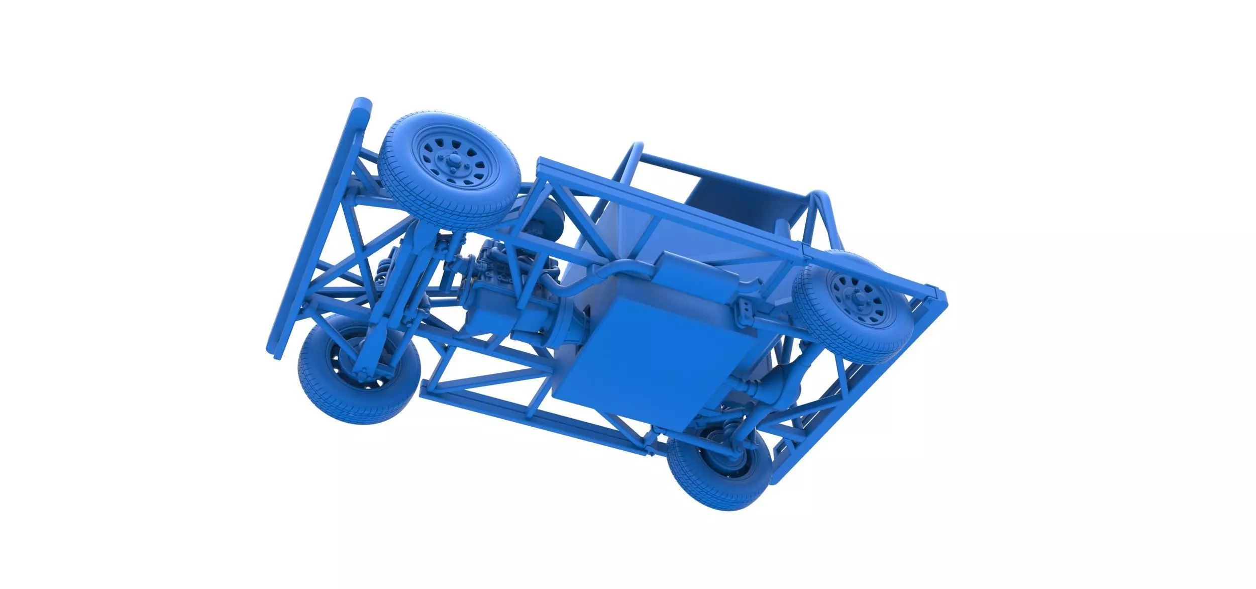 New Zealand Ministock car Base Scale 1 to 25 3D print model_24