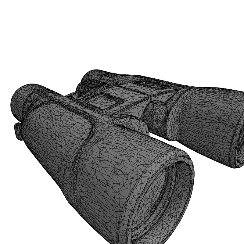 Modern Binoculars 3D Model Low-poly 3D model_1