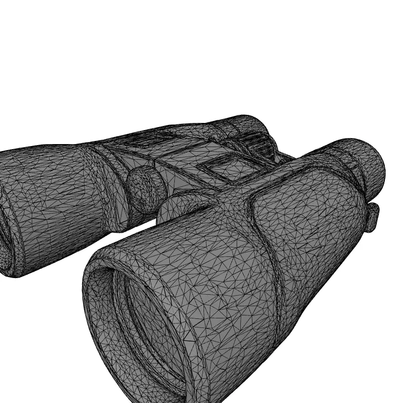 Modern Binoculars 3D Model Low-poly 3D model_9