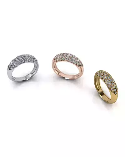pave setting jewelry ring 