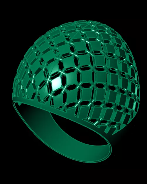 engrave gold ring  3D print model_1