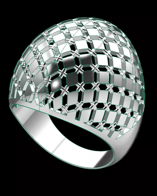 engrave gold ring  3D print model_2