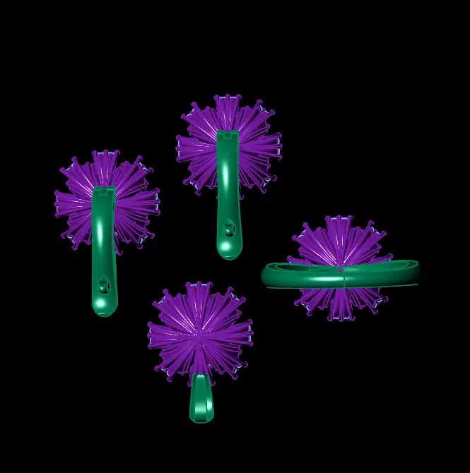 luxurious jewelry set 3D print model_1