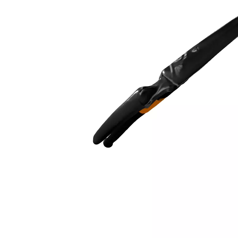 Modern Scythe Pickaxe MultiTool Low-poly 3D model_5