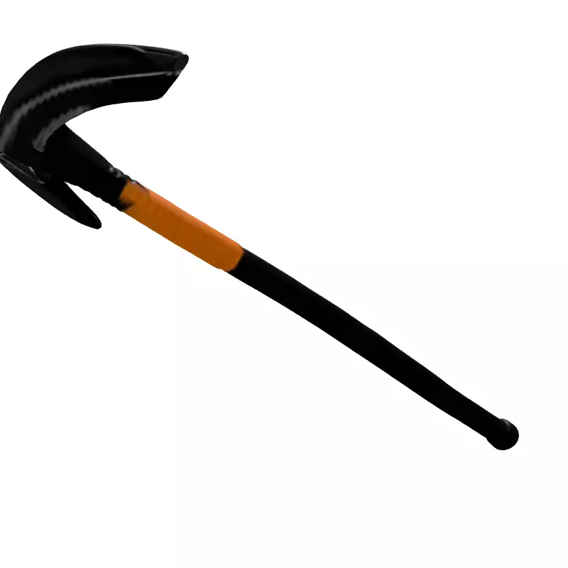 Modern Scythe Pickaxe MultiTool Low-poly 3D model_6