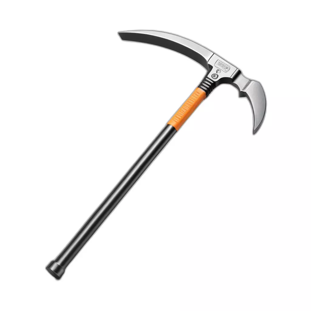 Modern Scythe Pickaxe MultiTool Low-poly 3D model_0