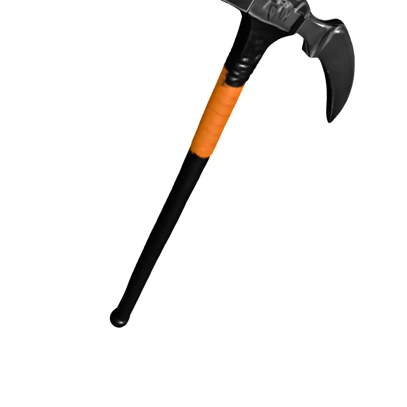 Modern Scythe Pickaxe MultiTool Low-poly 3D model_8