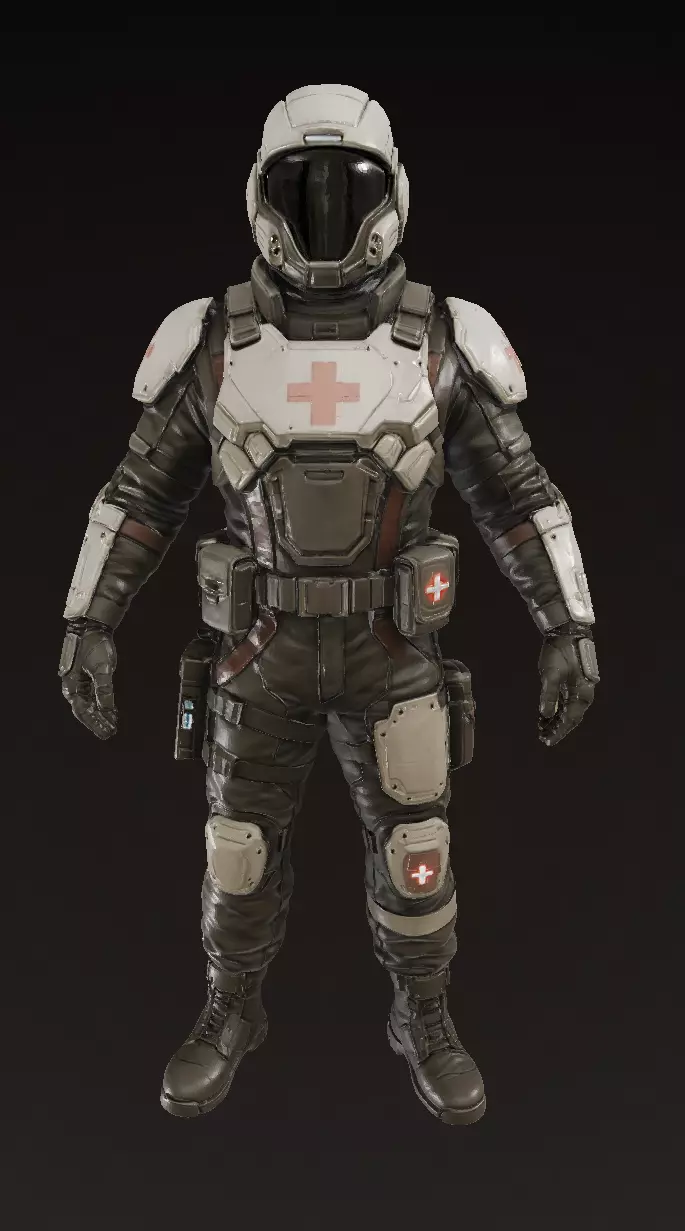 Battle Medic 3D model