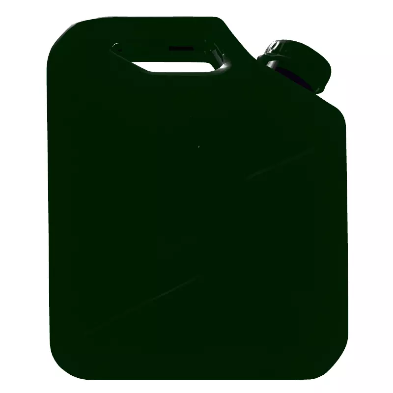 Classic Green Jerry Can Fuel Container Low-poly 3D model_7