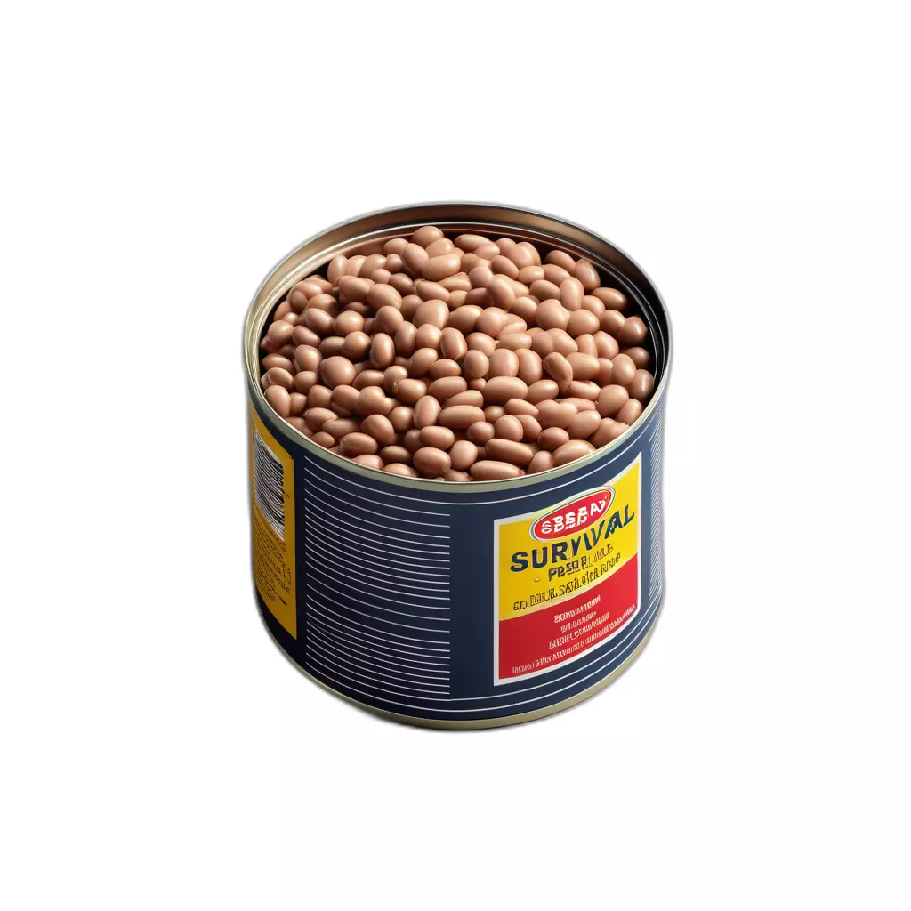 Survival Canned Beans 3D Model Low-poly 3D model_0