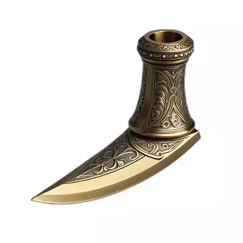 Ornate Ceremonial Axe Head