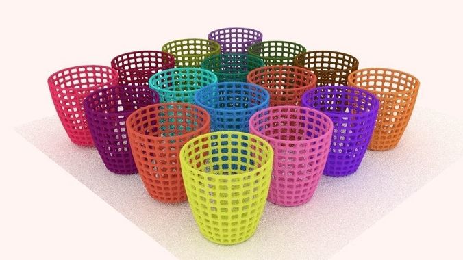 clothes basket Free 3D model