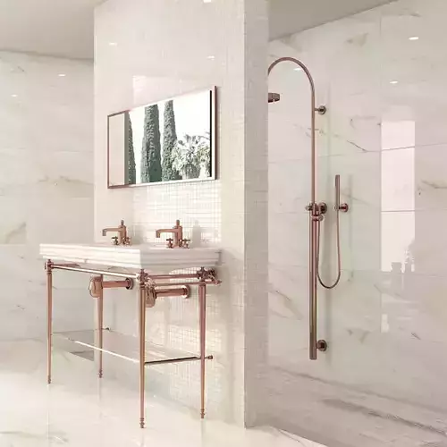 Calacatta Warm White Marble Texture 