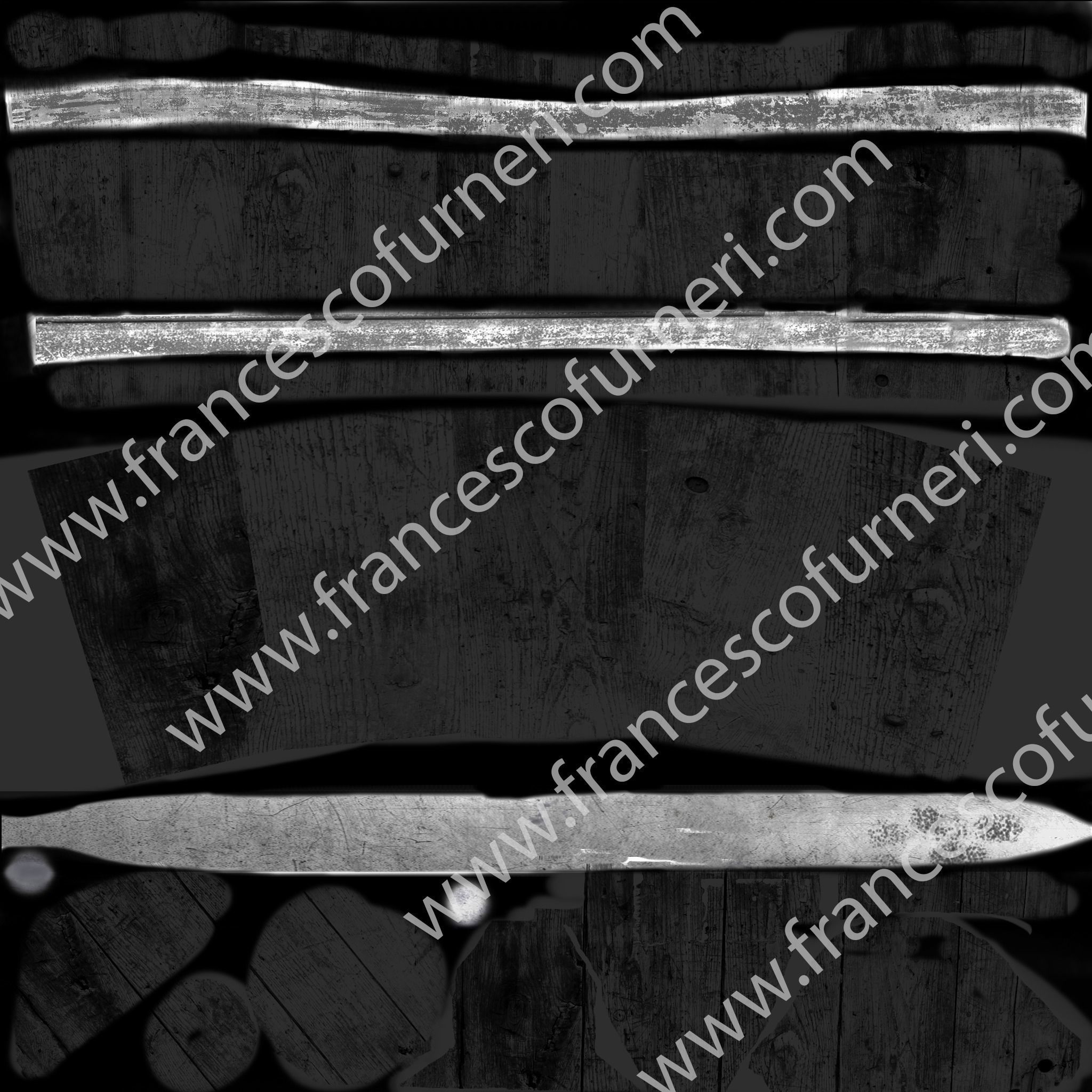 Medieval Bucket PBR Low-poly 3D model_18