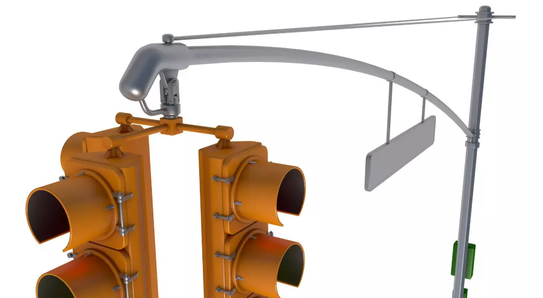 Street Elements Set 3D model_46