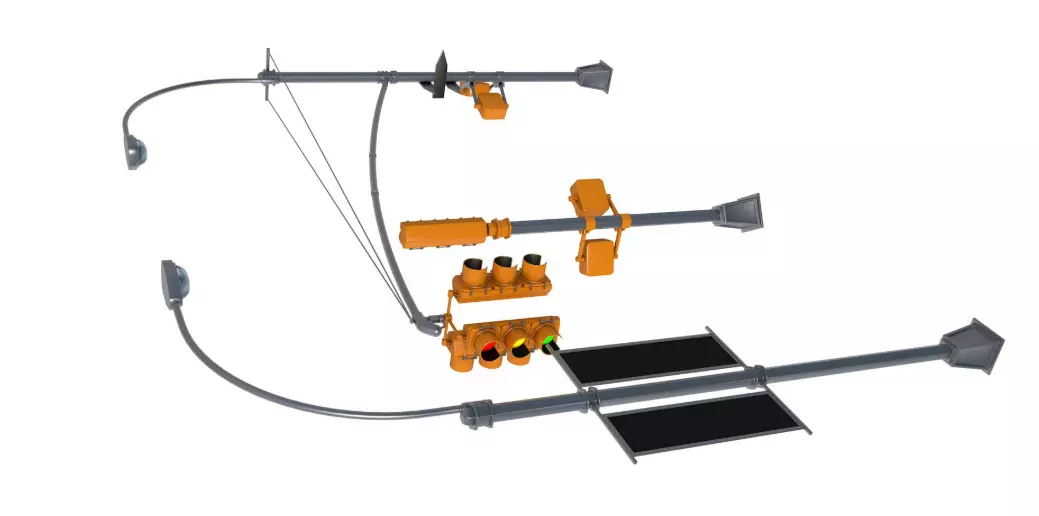 Street Elements Set 3D model_42