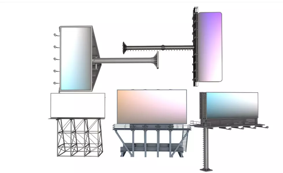 Street Elements Set 3D model_8