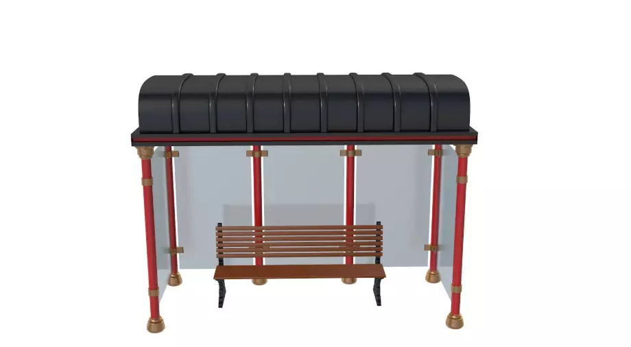 Street Elements Set 3D model_44