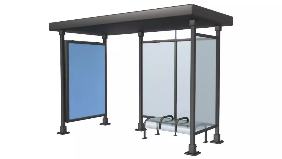 Street Elements Set 3D model_13