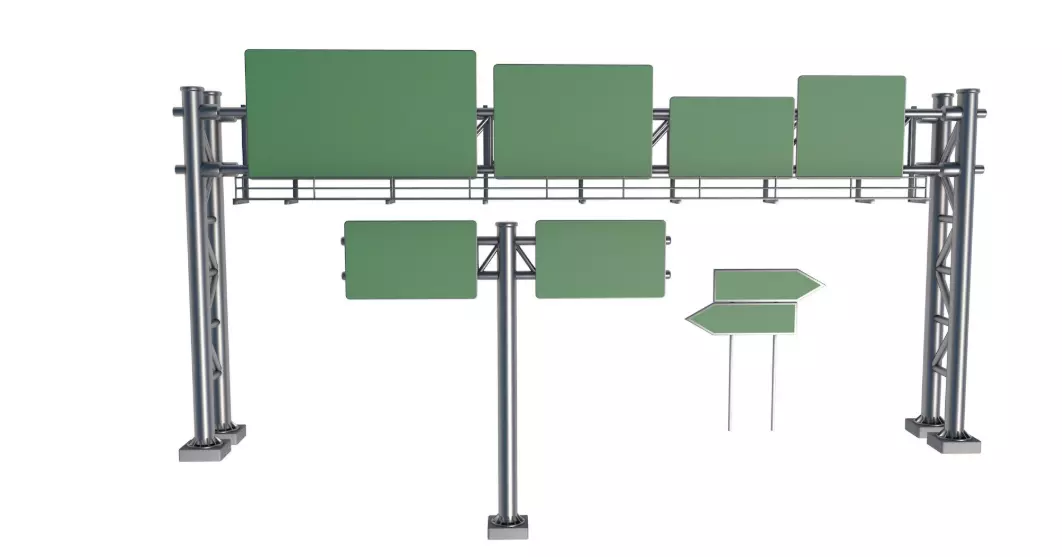 Street Elements Set 3D model_4