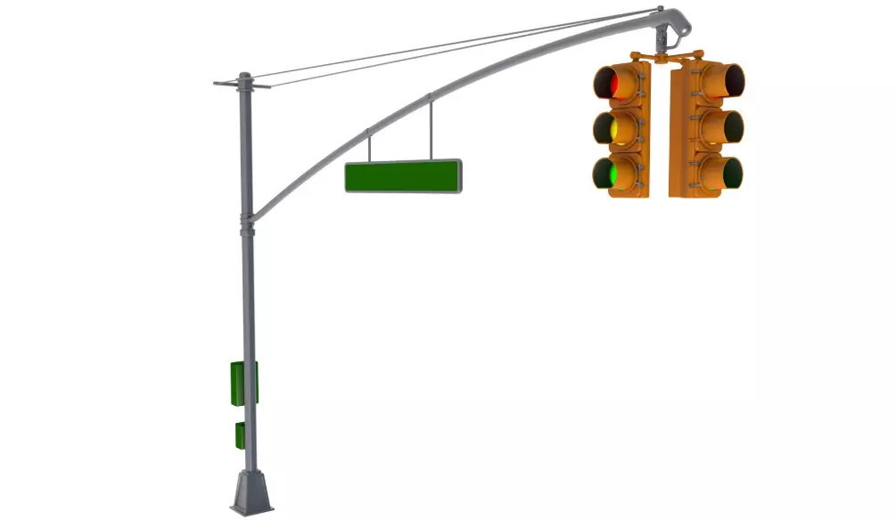 Street Elements Set 3D model_40