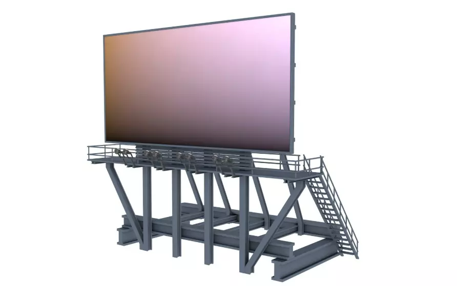 Street Elements Set 3D model_24