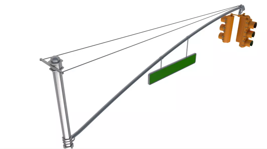 Street Elements Set 3D model_25