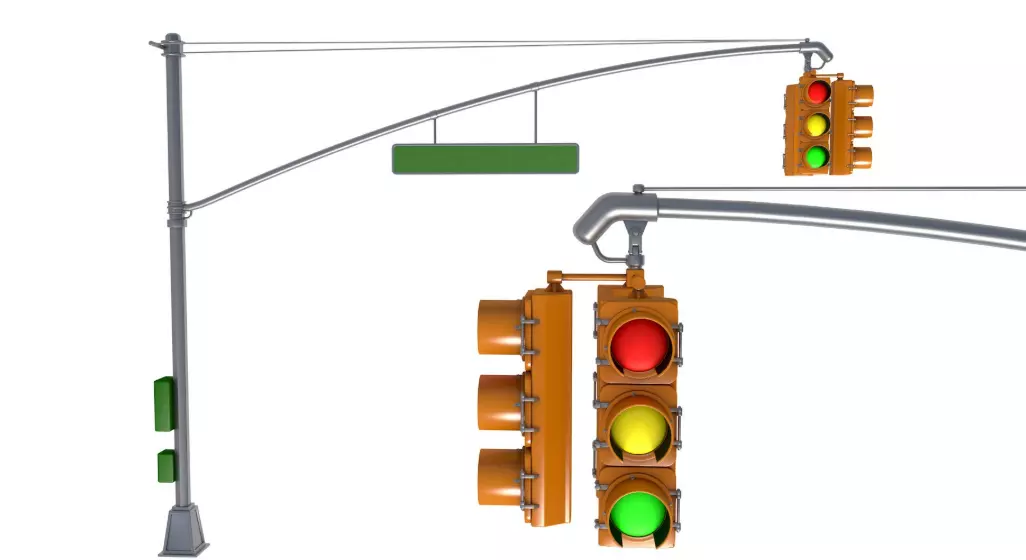 Street Elements Set 3D model_15