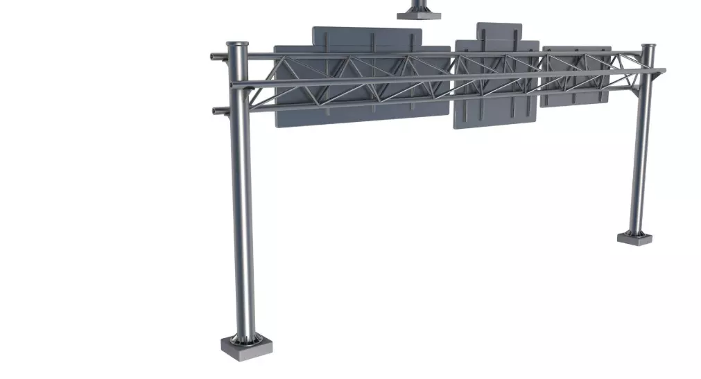 Street Elements Set 3D model_9