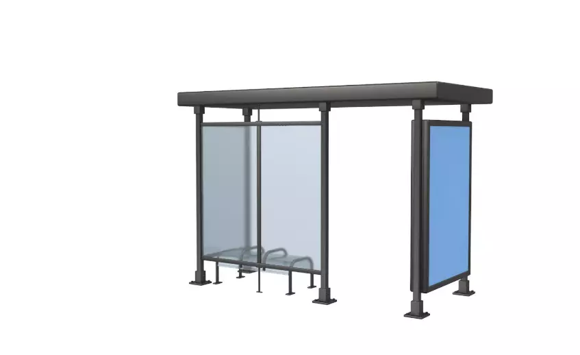 Street Elements Set 3D model_5