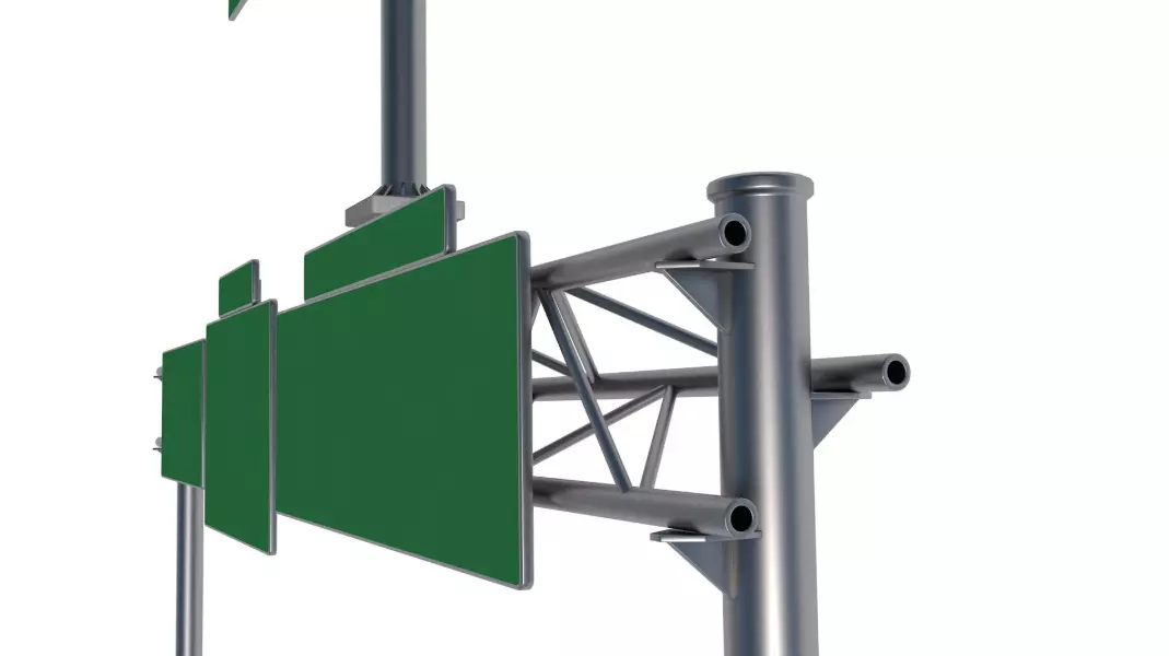 Street Elements Set 3D model_35