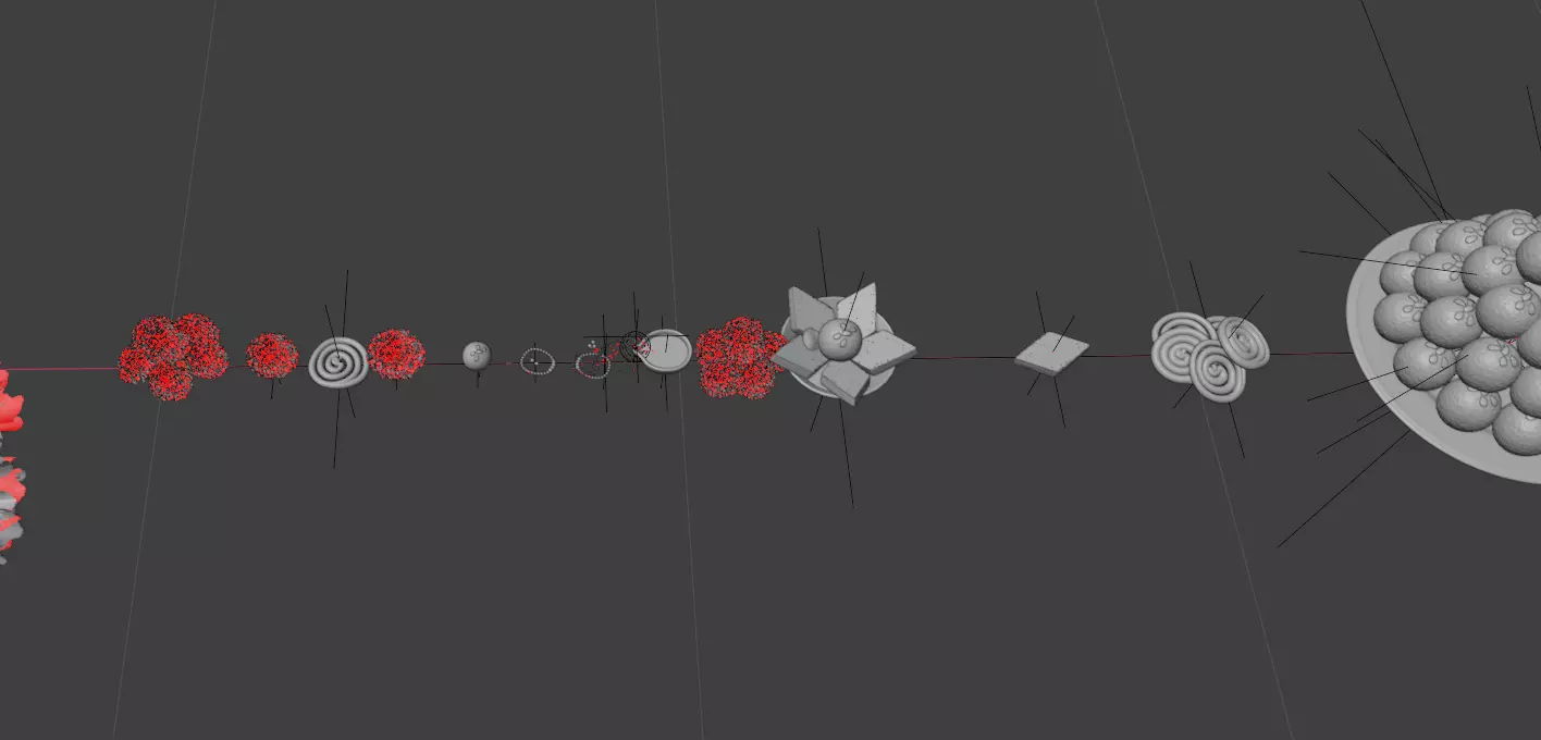 puja props and sweets thali setup Low-poly 3D model_7