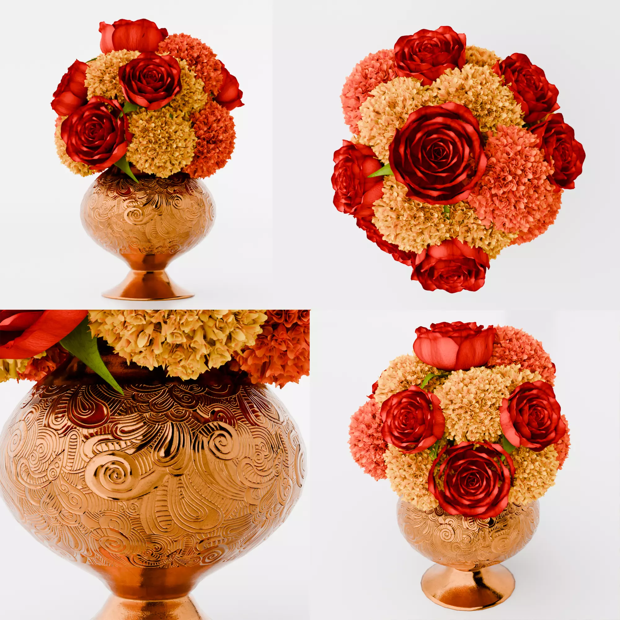 puja props and sweets thali setup Low-poly 3D model_2