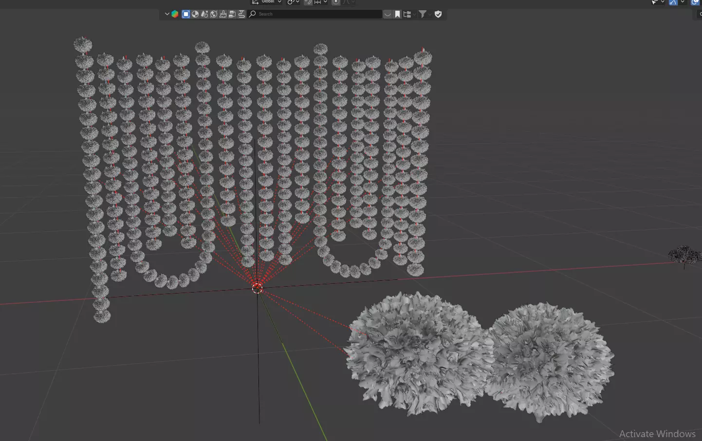 puja props and sweets thali setup Low-poly 3D model_9