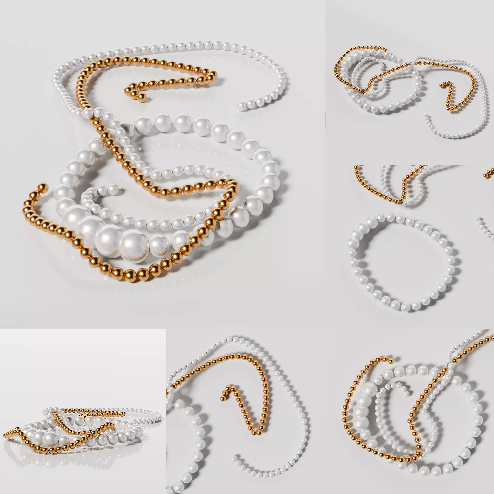 puja props and sweets thali setup Low-poly 3D model_6