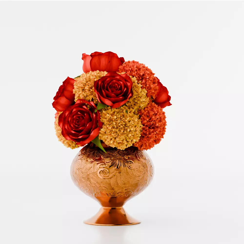 puja props and sweets thali setup Low-poly 3D model_30