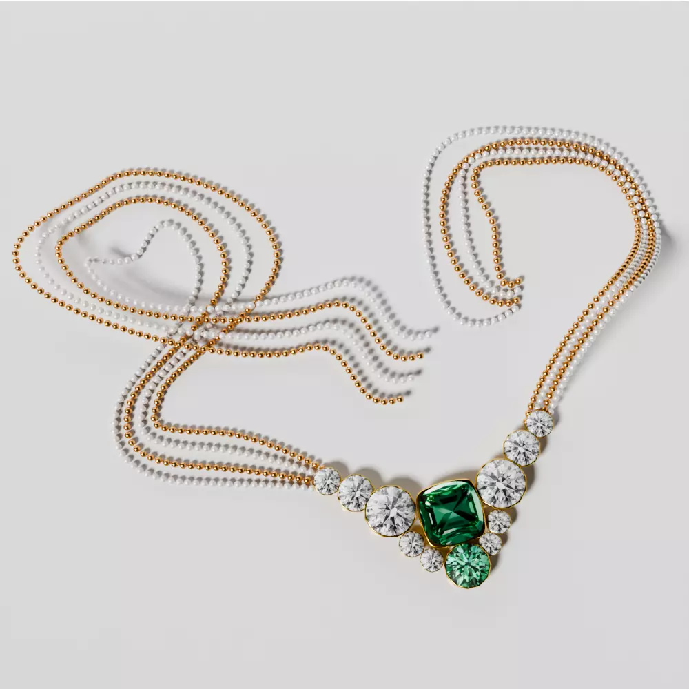 puja props and sweets thali setup Low-poly 3D model_38