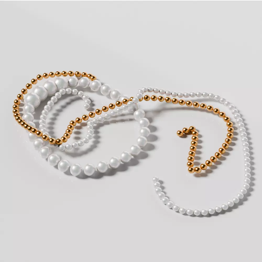 puja props and sweets thali setup Low-poly 3D model_37