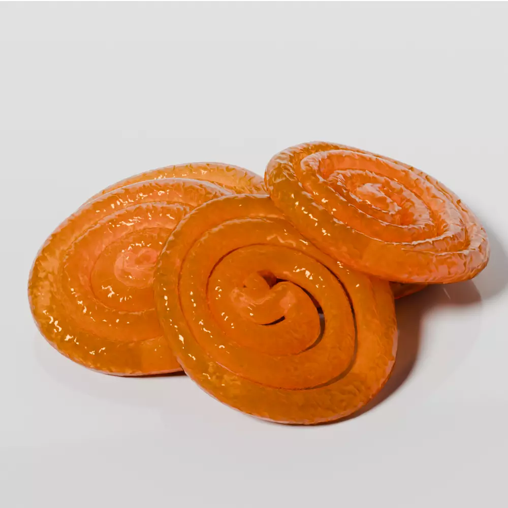 puja props and sweets thali setup Low-poly 3D model_35