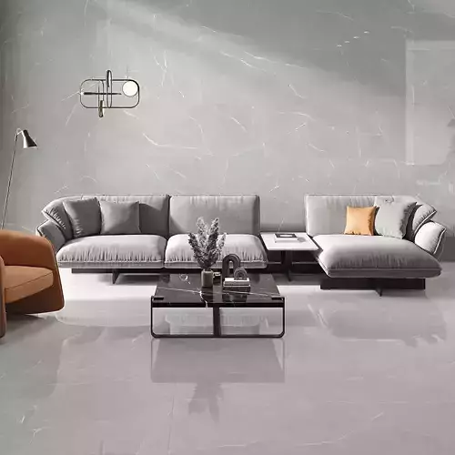 Light Grey Marble with White Veins