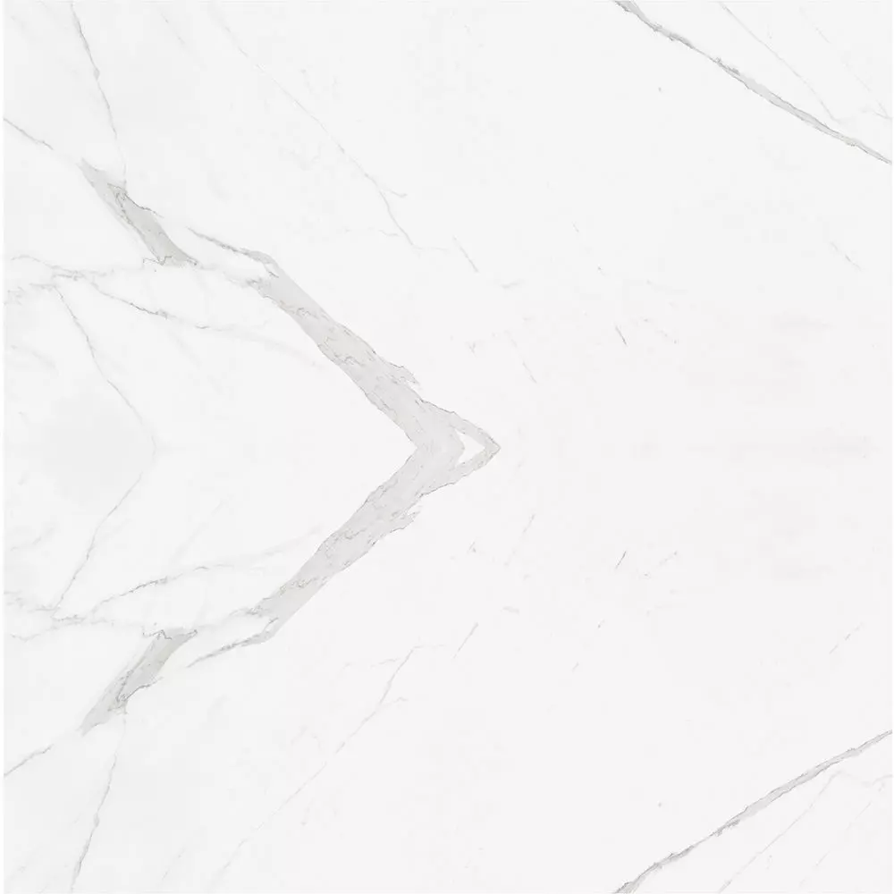 Pure White Marble with Linear Veins Texture_3