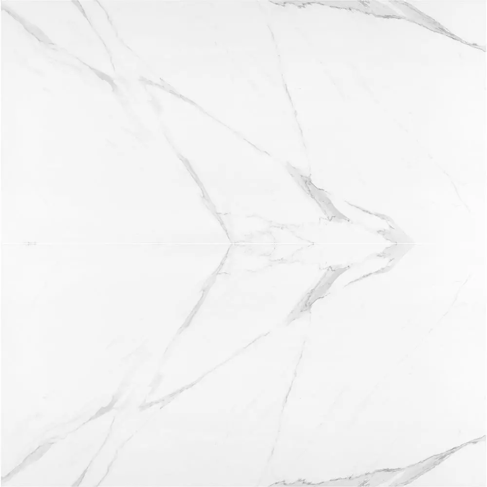 Pure White Marble with Linear Veins Texture_4