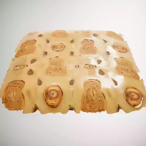 Glossy Amber Resin HQ PBR Textures Set