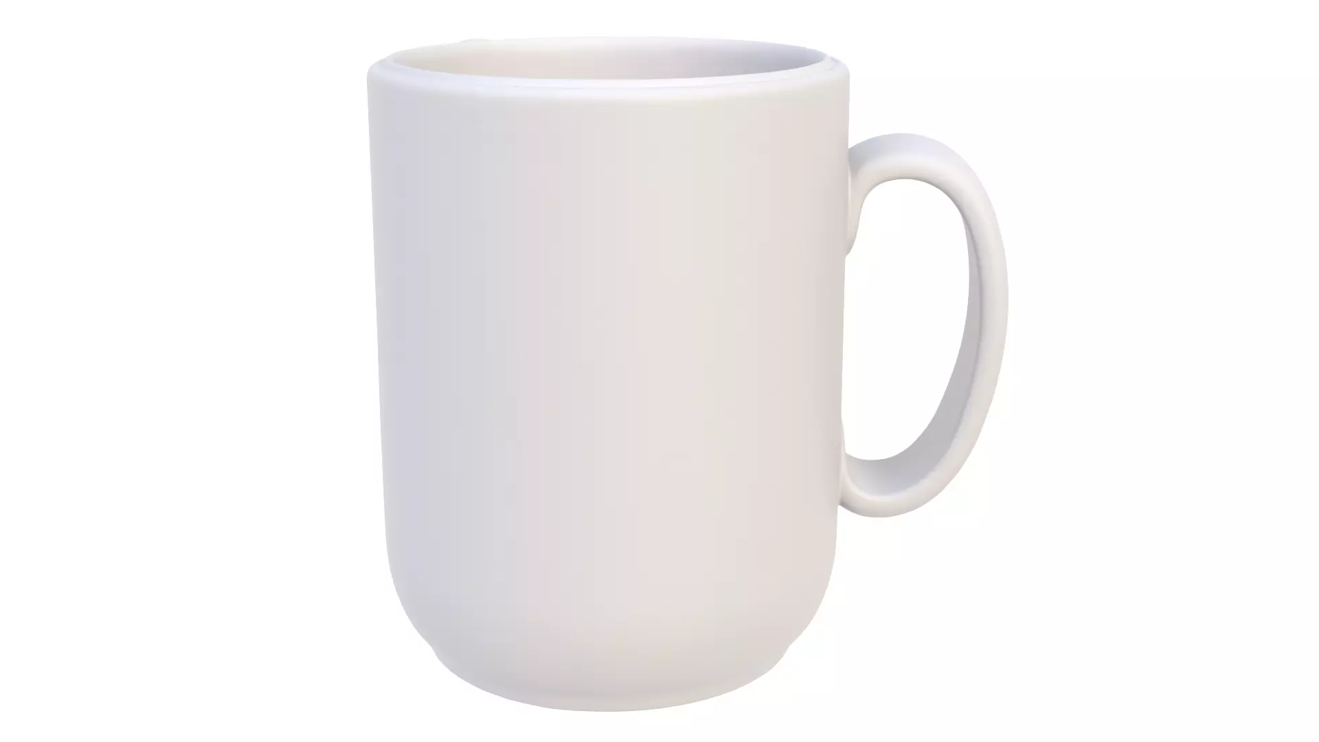Mug scared 02 3D model_3
