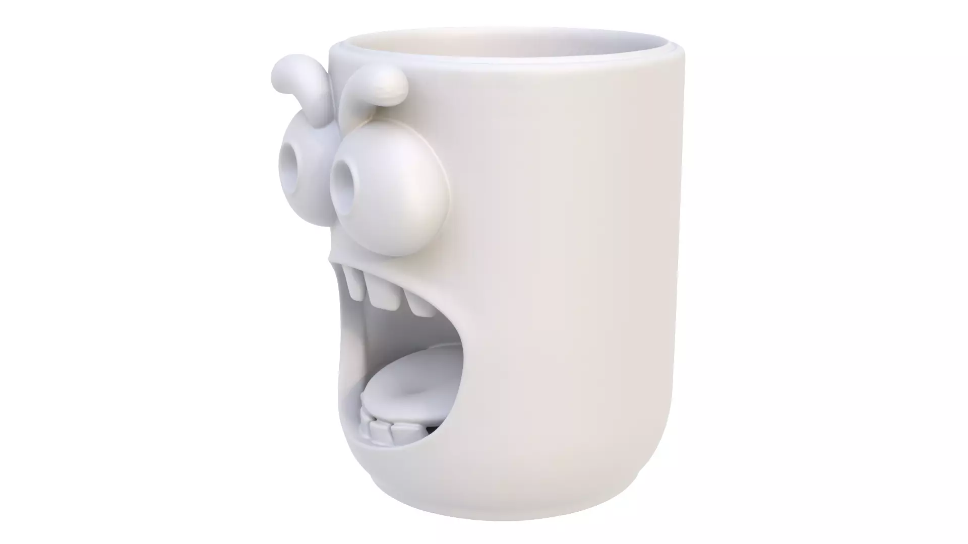 Mug scared 02 3D model_2