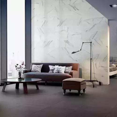 Soft Vein White Marble 