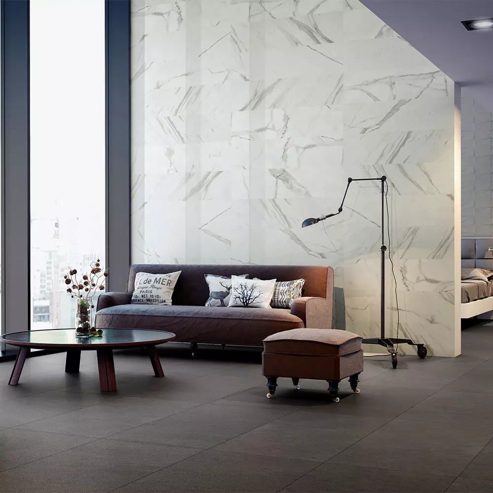 Soft Vein White Marble Texture_0