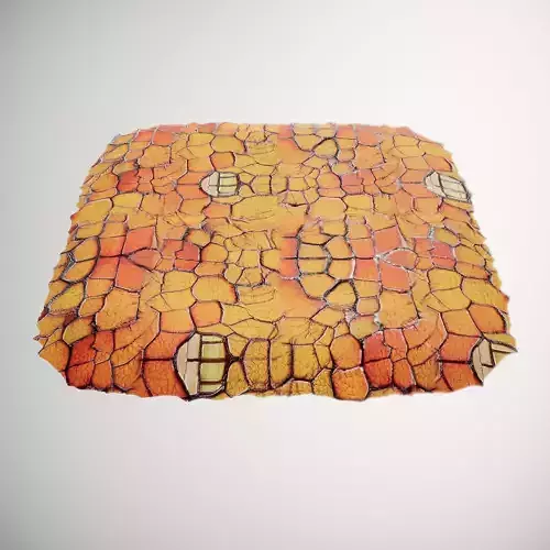 HQ PBR Textures Set Cracked Honeycomb Glossy