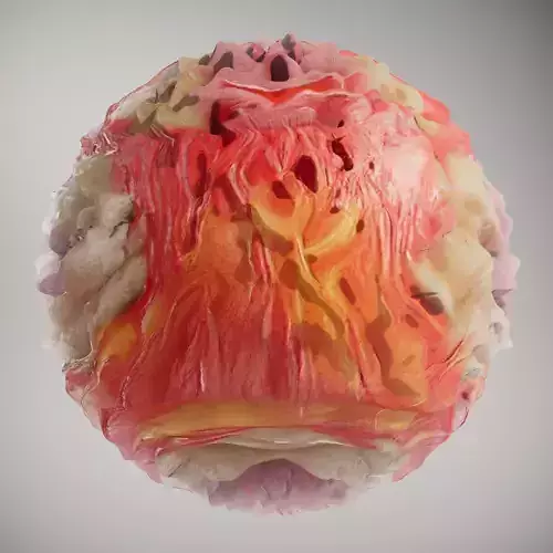 HQ PBR Textures Set Silk Fabric Floral Layers